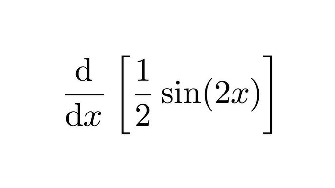 1 2sin 2x