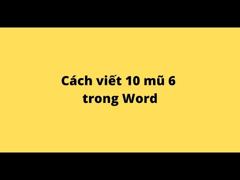 10 Mũ 6