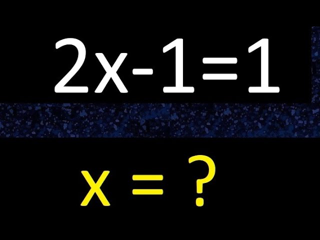 2x 1 1