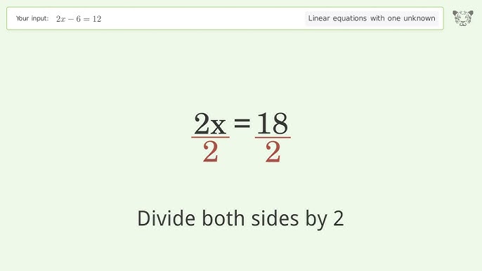 2x 6 12