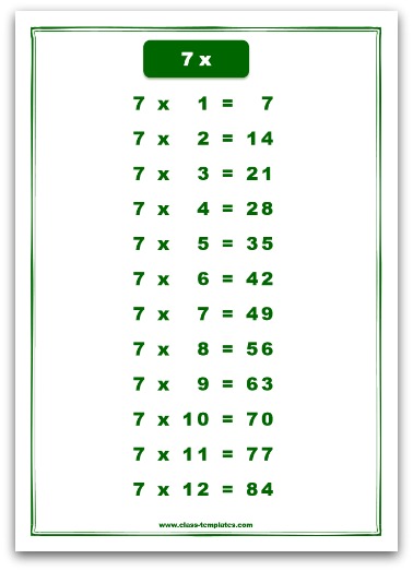 7 X 6