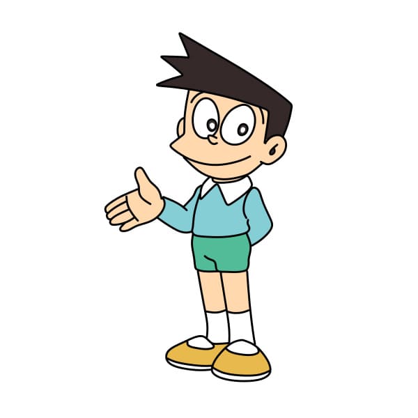 Cách Vẽ Suneo