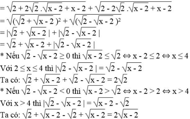 Căn 2x 4