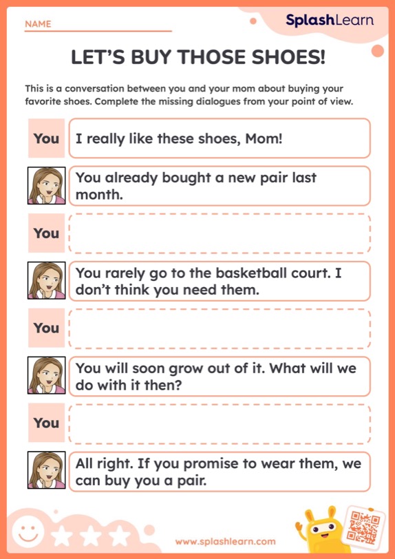 Complete The Conversation