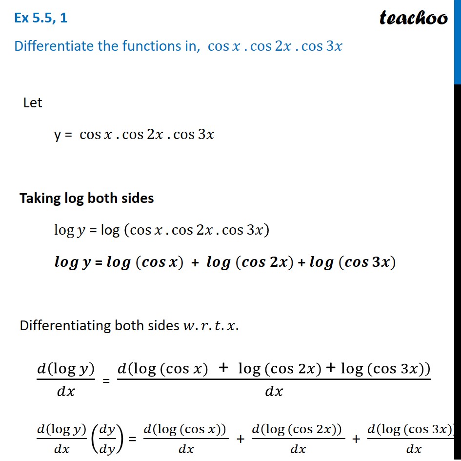 Cosx Cos2x Cos3x