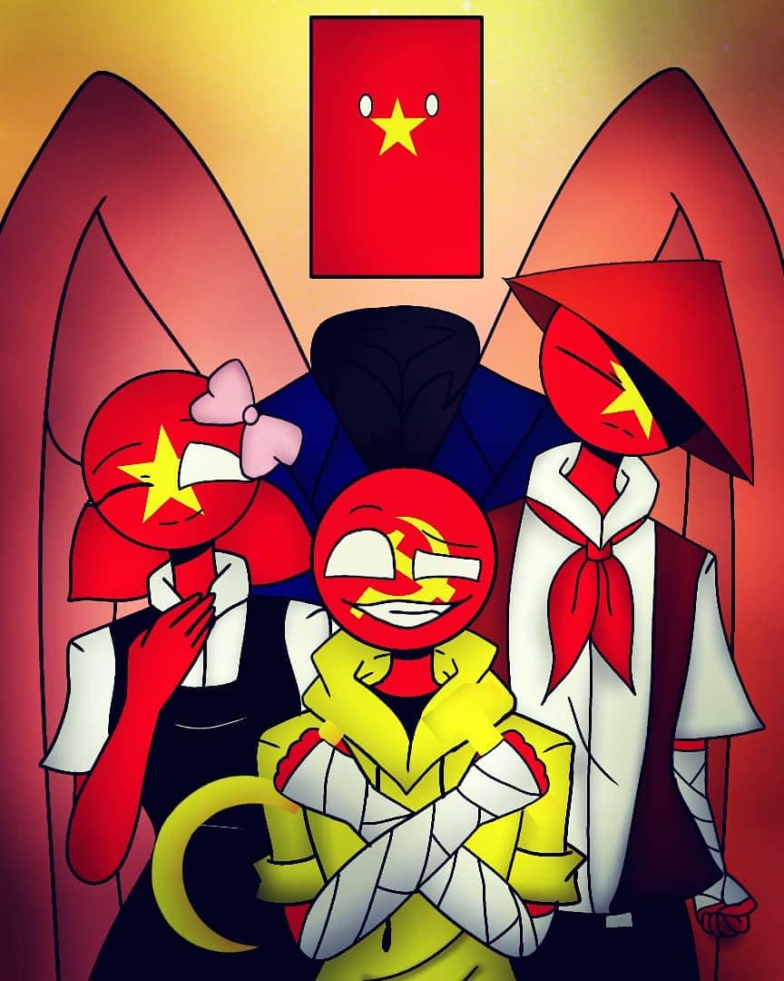 Countryhumans Vietnam Harem