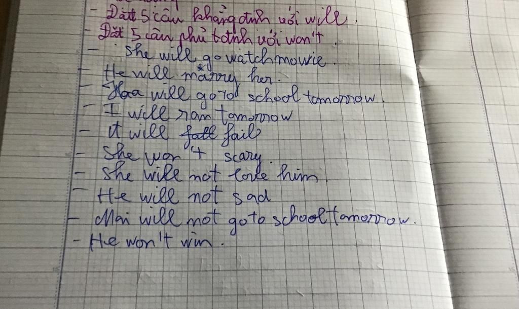 đặt 5 Câu