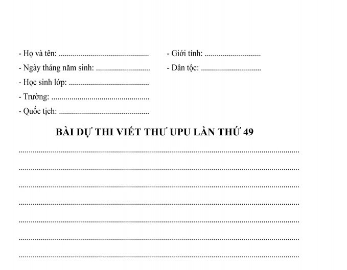 Giấy Viết Upu