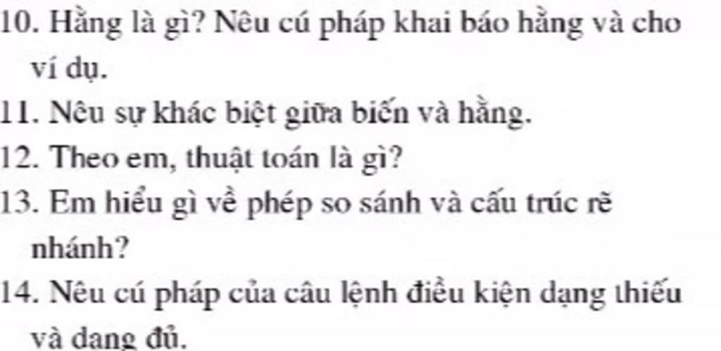 Hằng Là Gì