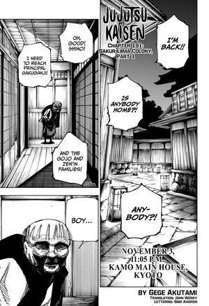 Jujutsu Kaisen 191