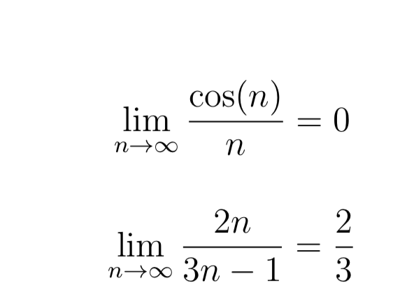 Lim 2n Cosn