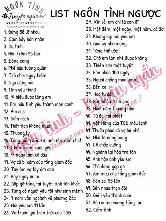 List Truyen Nguoc