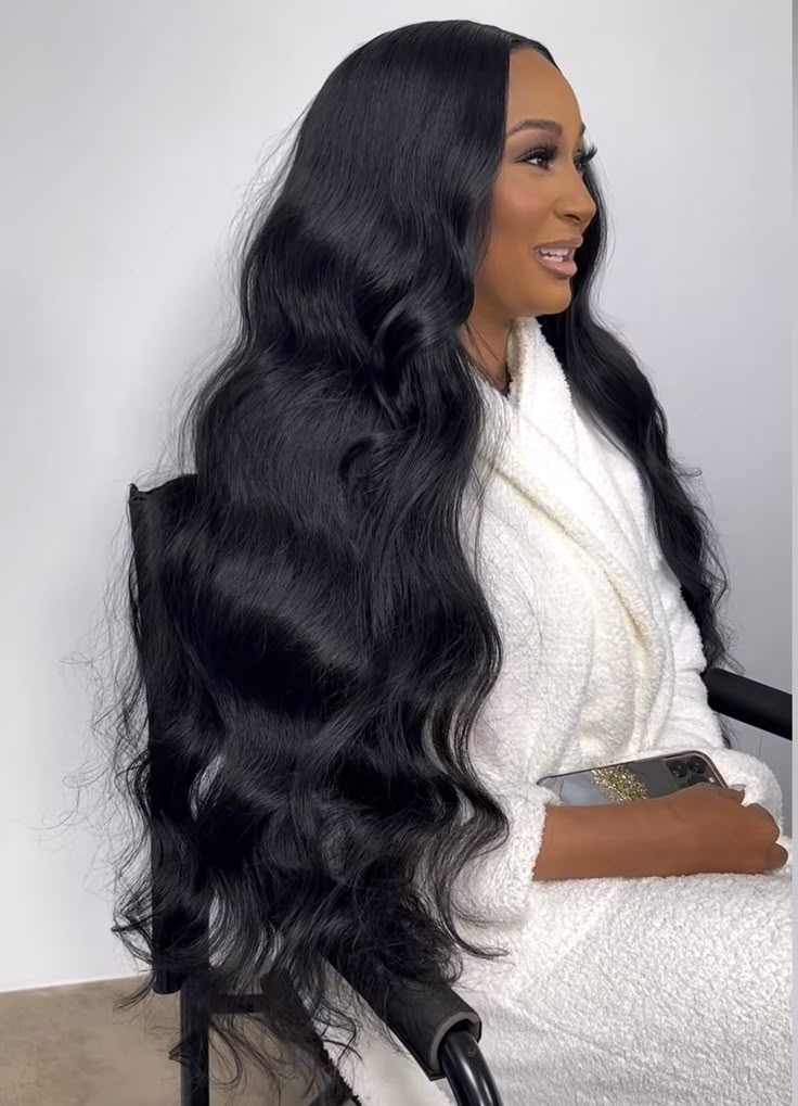 Long Black Hair
