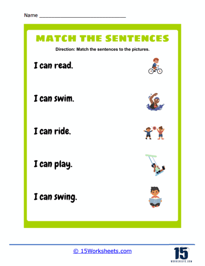 Match The Sentences