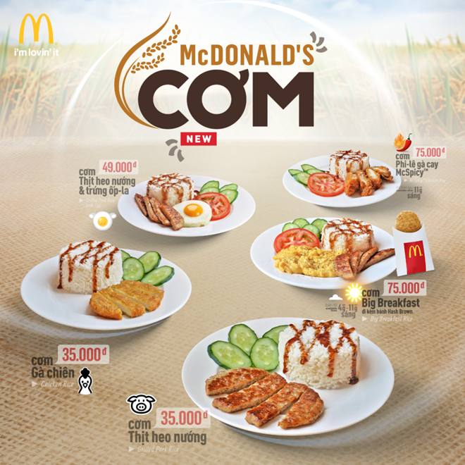 Mcdonald's Menu Vietnam