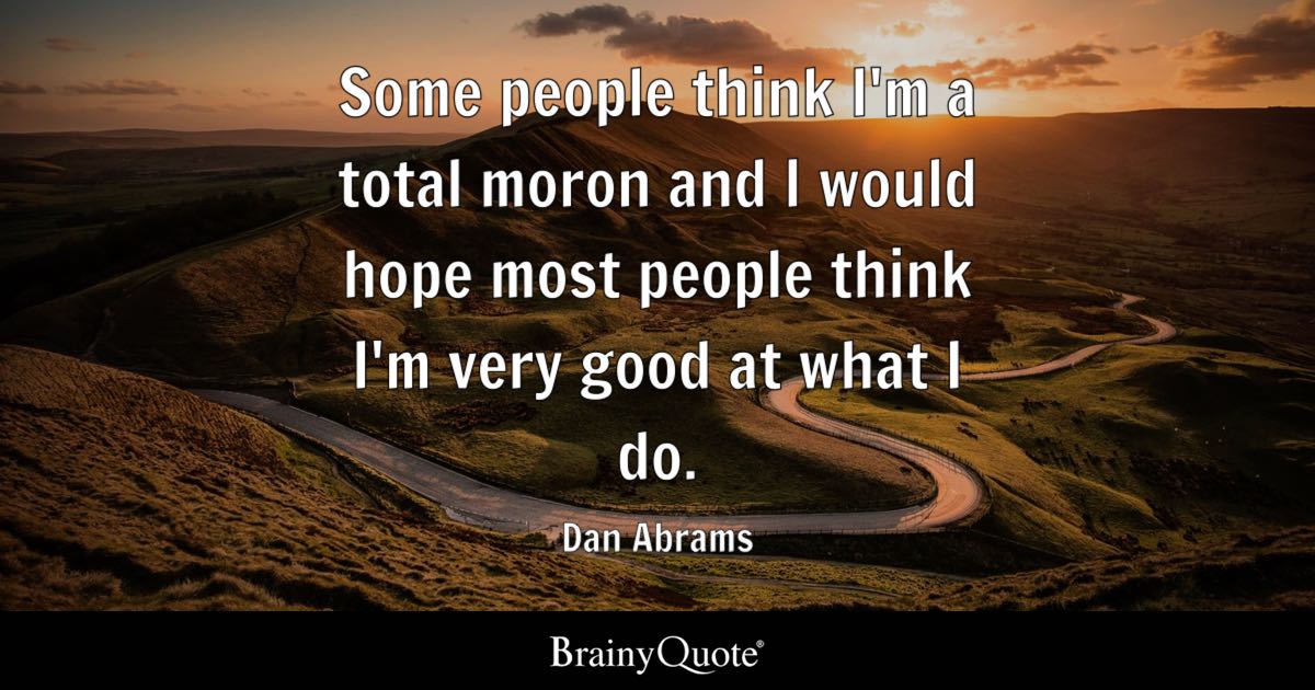 Most People Think