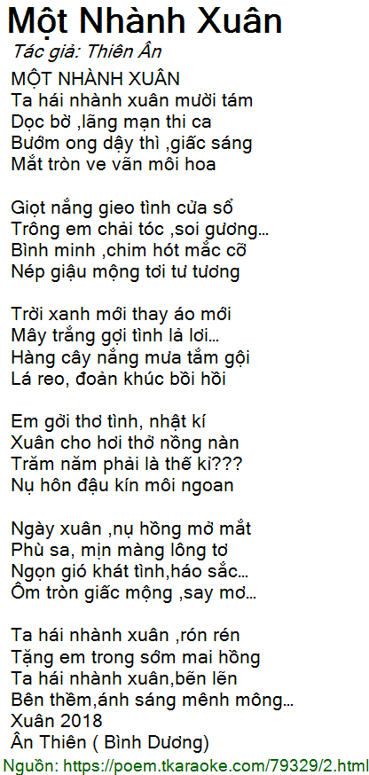 Một Nhành Xuân