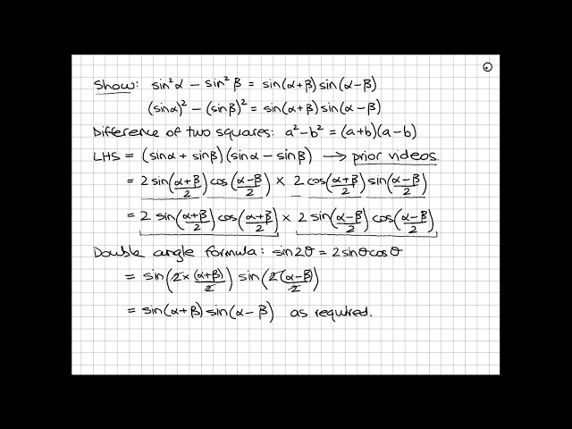 Sin 2 Alpha
