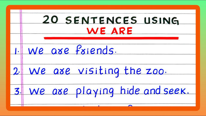 We Are Using