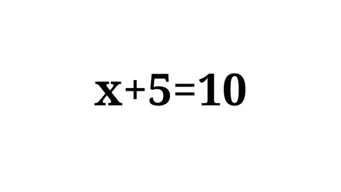 X 5 10