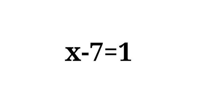 X 7 1